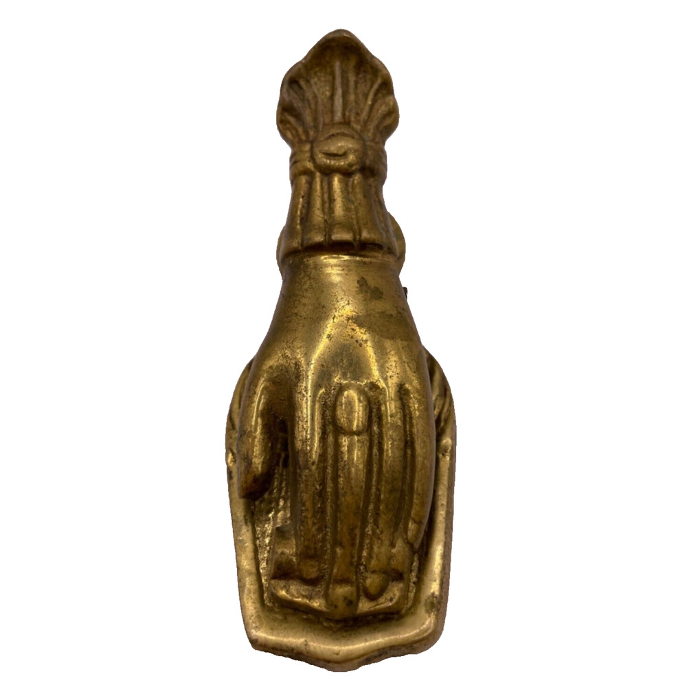 Vintage Brass Left Hand Letter/Paper Holder/Clip Made in Japan 4.75 Inches - Picture 6 of 13